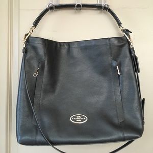 Large black Coach bag