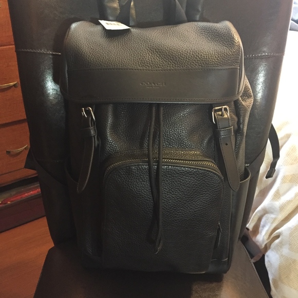 NWT Coach Henry Pebble Leather Backpack - Picture 5 of 8