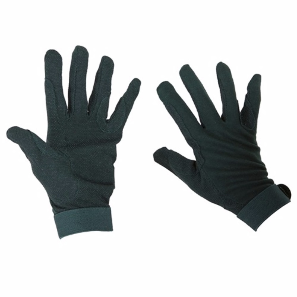 Cotton Work & Riding Gloves (Green)
