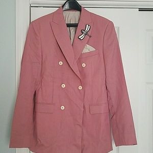 Salmon/ Dirty pink color blazer from Zara