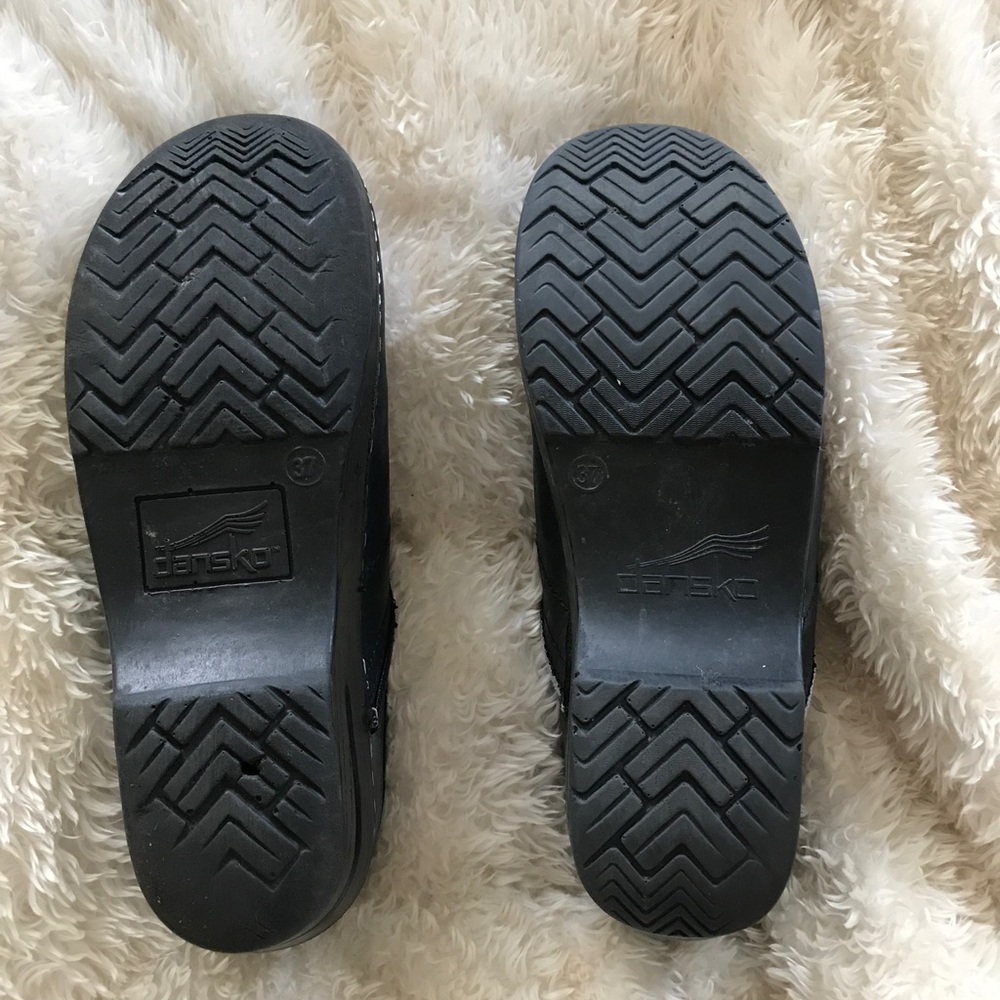 Dansko black clogs 37