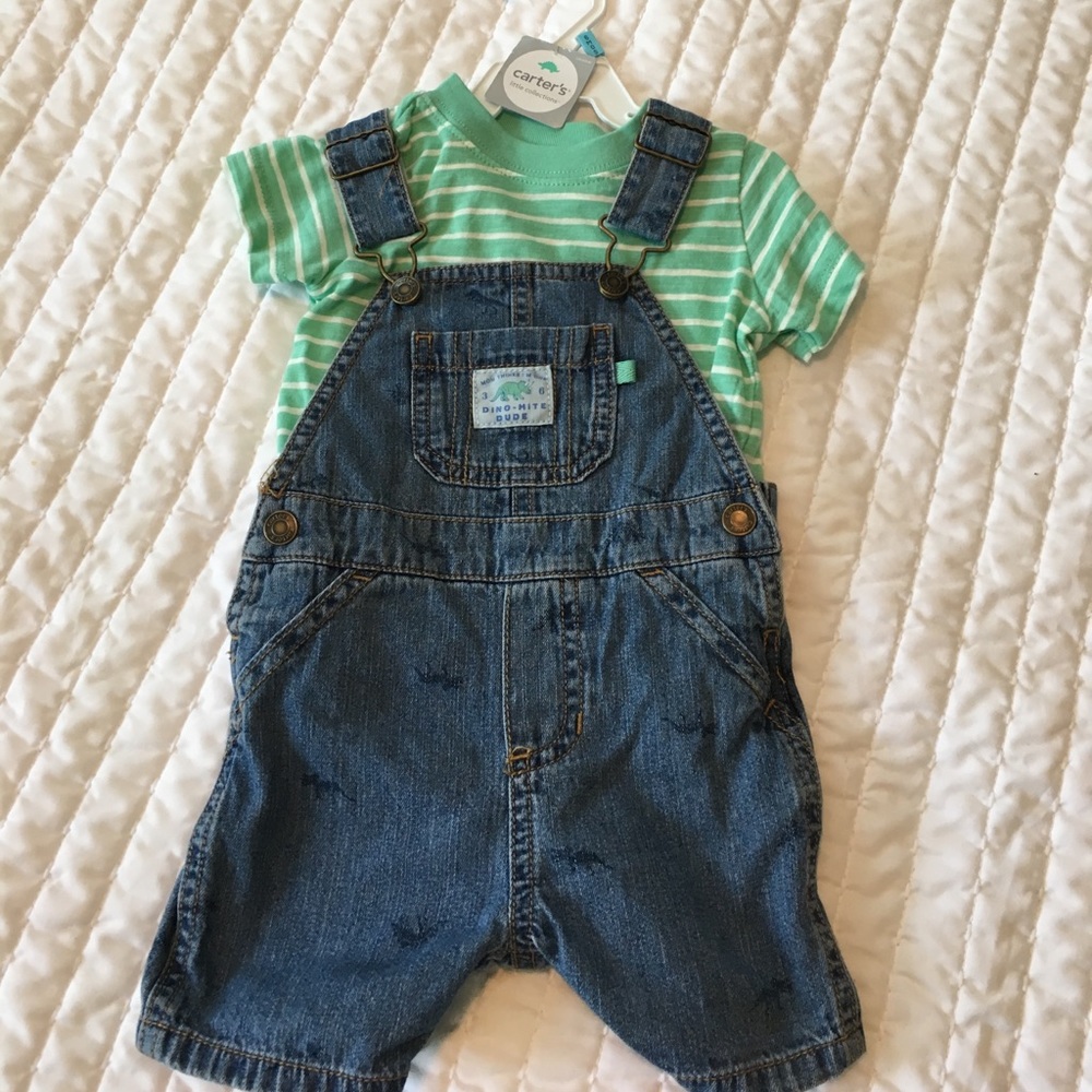 Baby Boy Carter's 6 month Overall Set