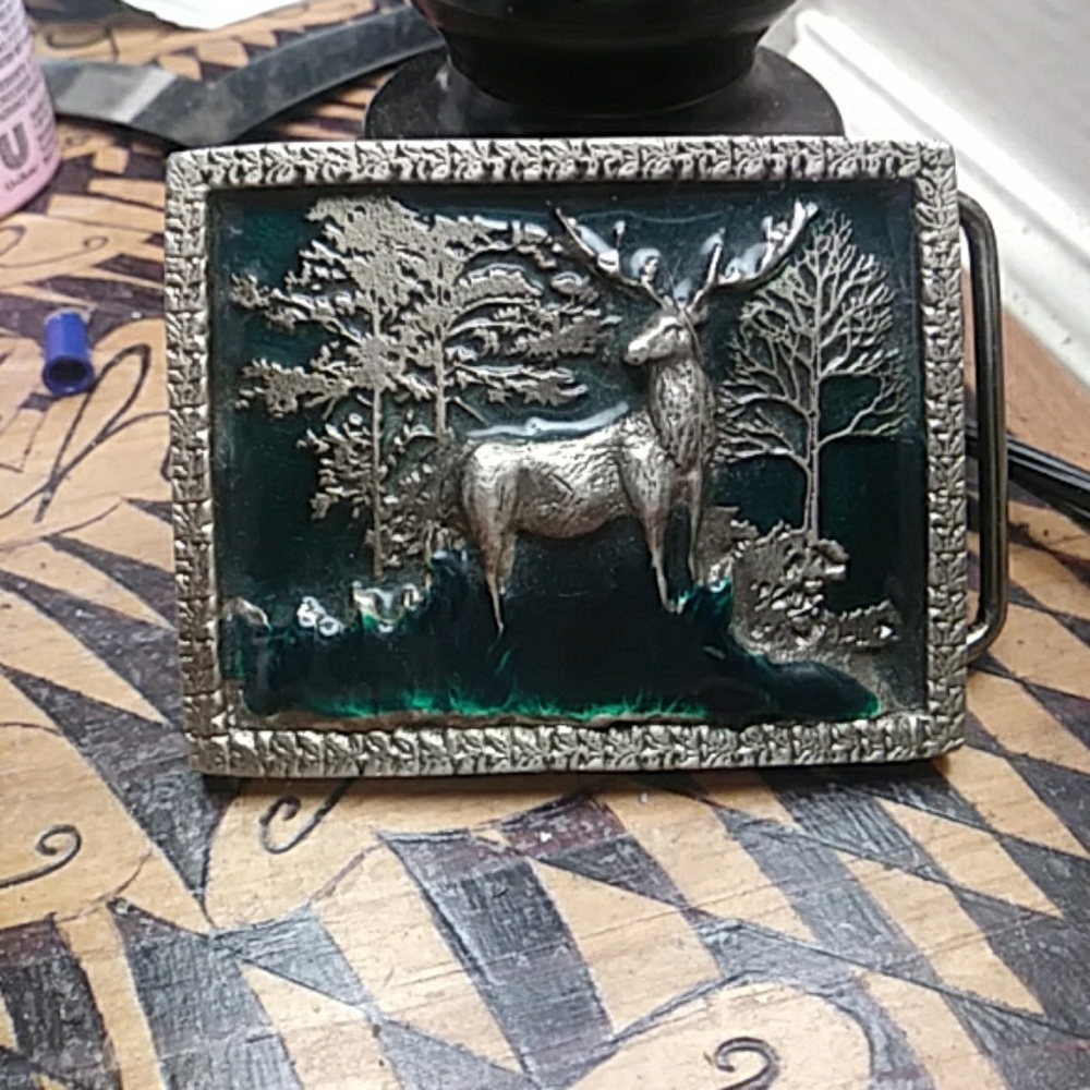 1069 Buck Belt Buckle