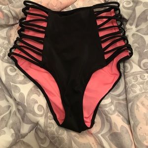 High waisted bathing suit bottom