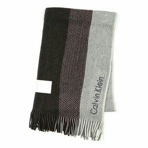 *SALE* Men's Calvin Klein Logo Knit Scarf