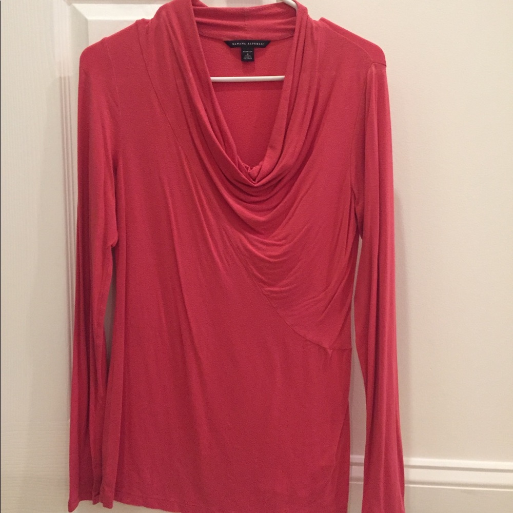Long sleeve cowl neck top