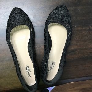Black Charlotte Russe slip on flats