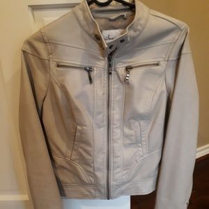 American rag vegan leather jacket