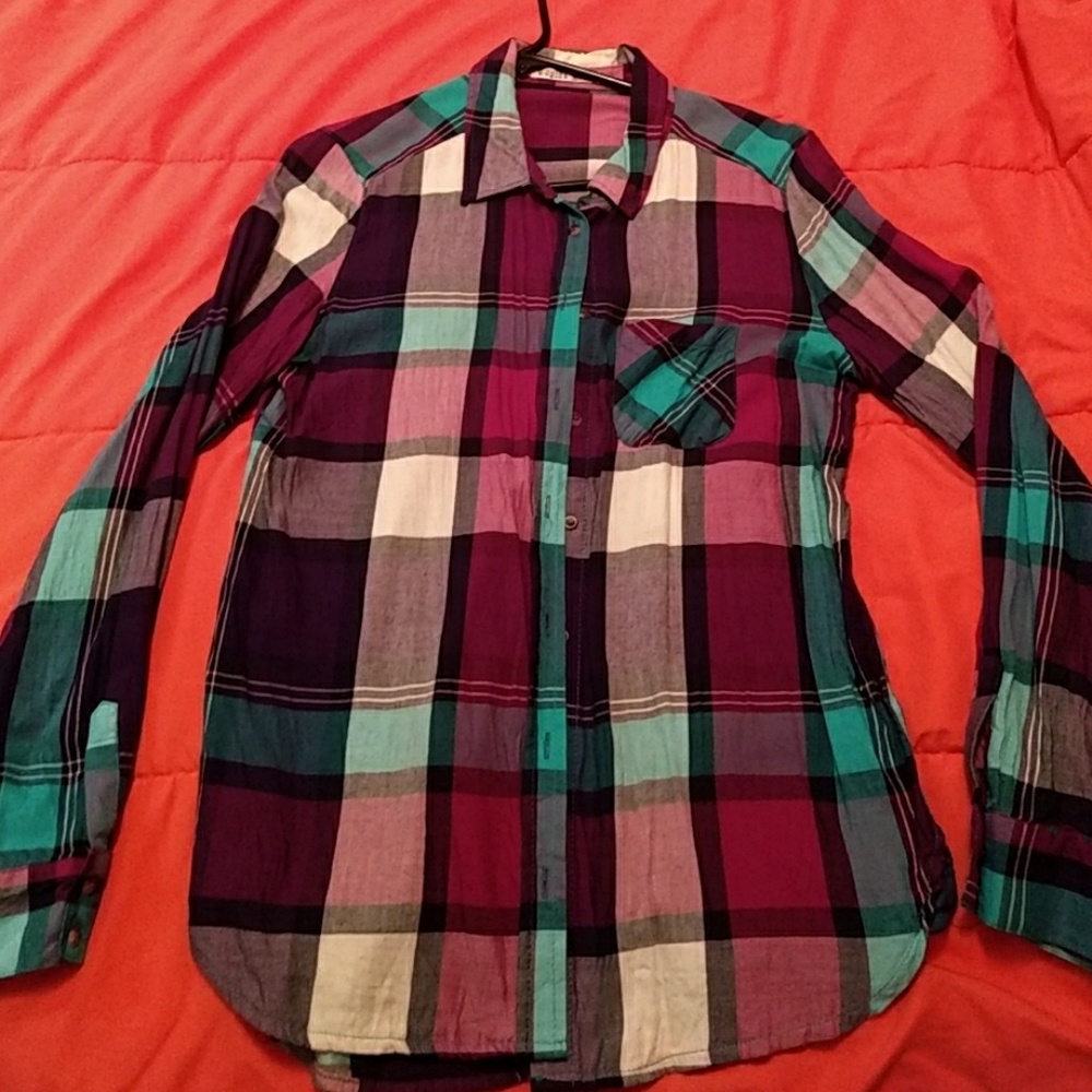 Tri colored lumberjack shirt