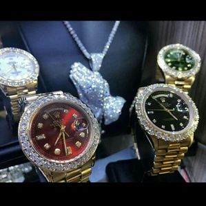 Rolex Datejust Watch iced Rolex Datejust Watch iced