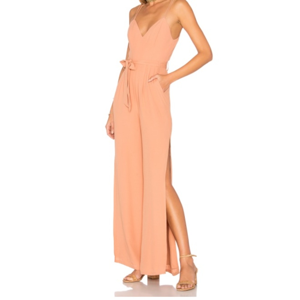 Tan lovers&friends jumpsuit size small NWT