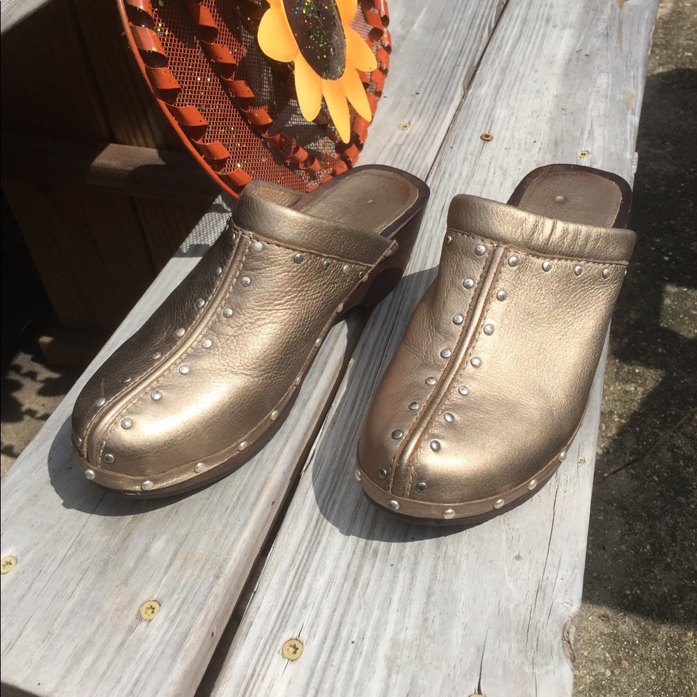 🔶Metallic Gold 🔶Michael Kors Clogs