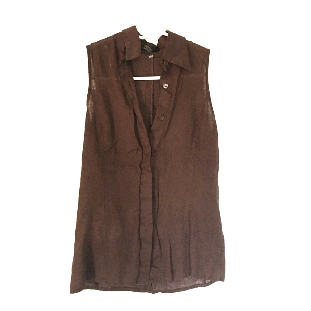 Thin brown tank top