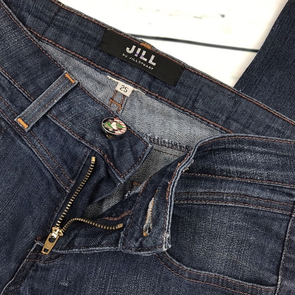 Jill Stuart Blue White Splattered Skinny Jeans - Picture 4 of 8