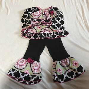 Adorable baby girl set