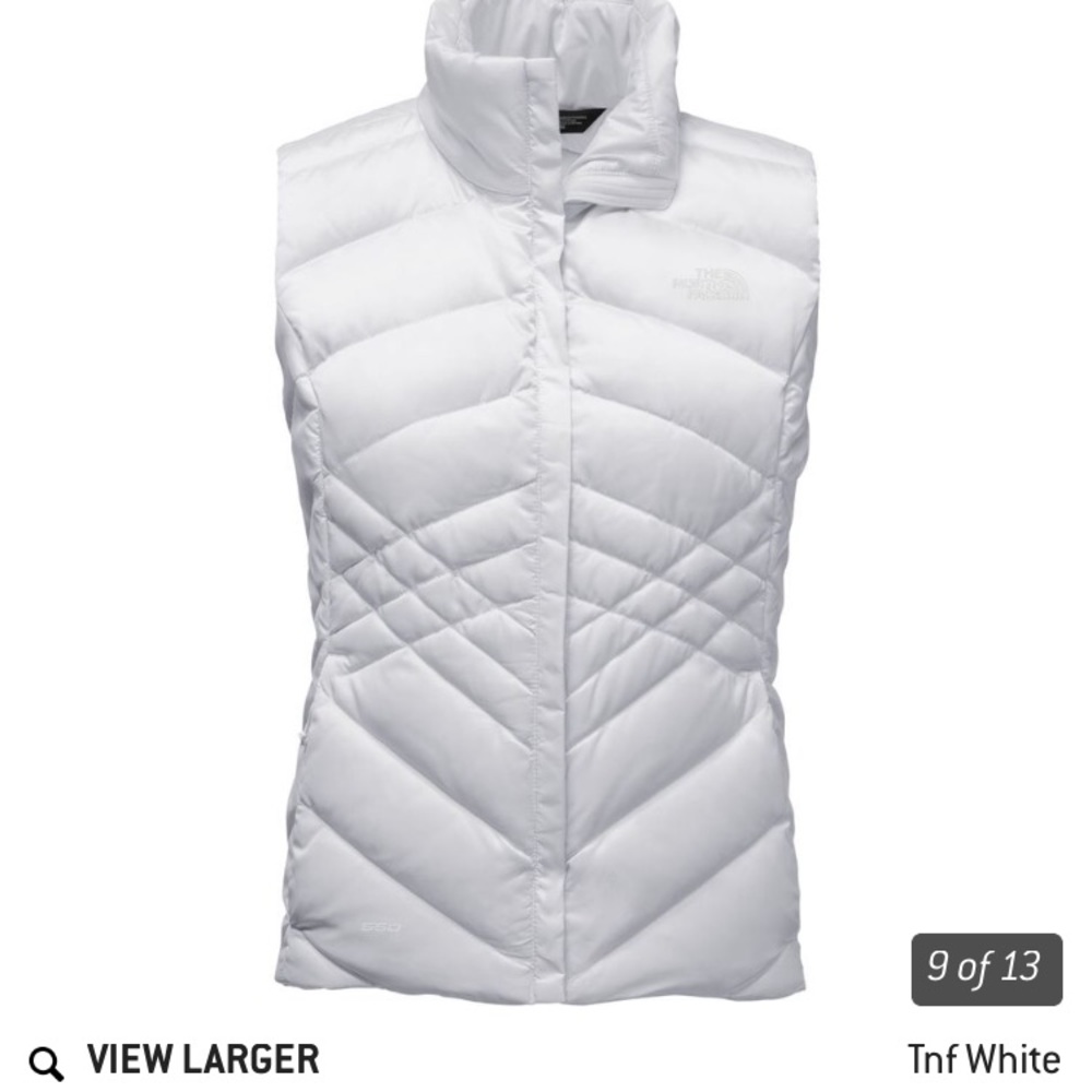 White North Face Vest