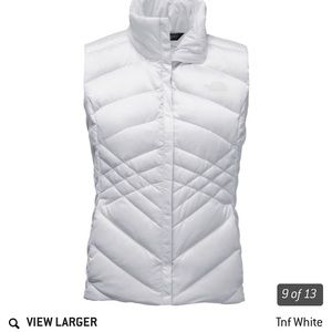 White North Face Vest