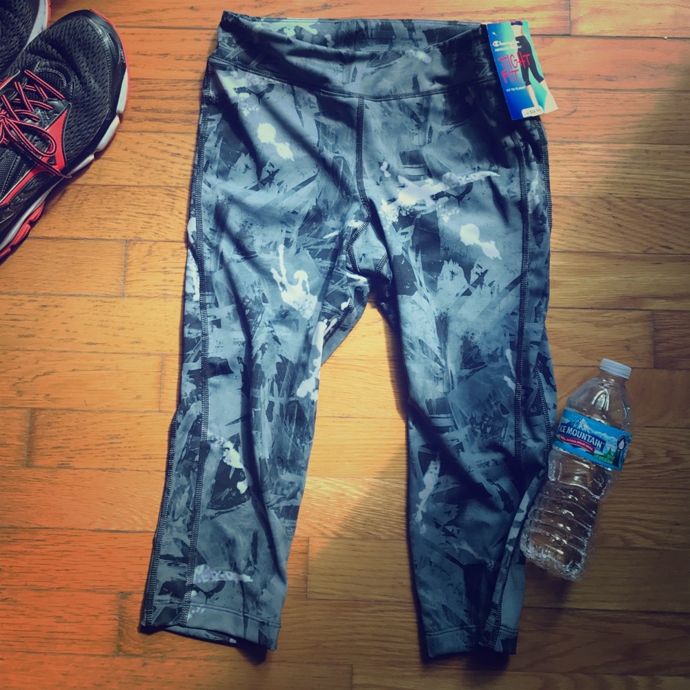 🆕Small printed champion tight fit workout legging