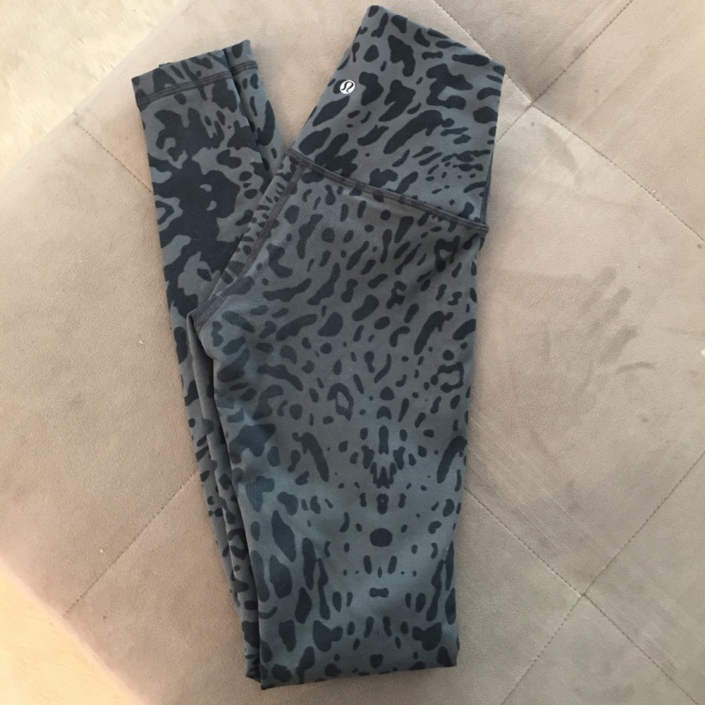 lulu lemon animal print pants