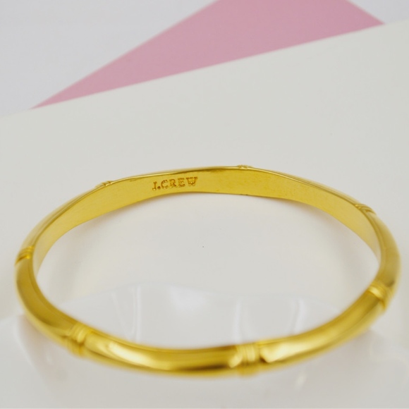 JUST IN J. Crew Gold Plated Bangle Bracelet - Picture 3 of 4