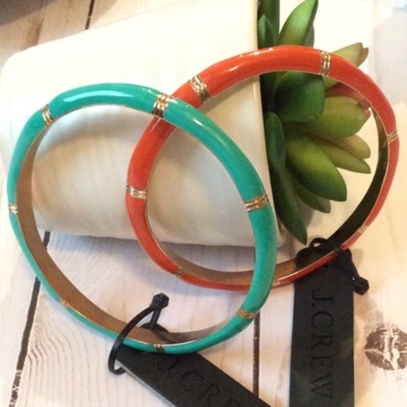 JUST IN J. Crew Gold Plated Bangle Bracelet - Picture 4 of 4