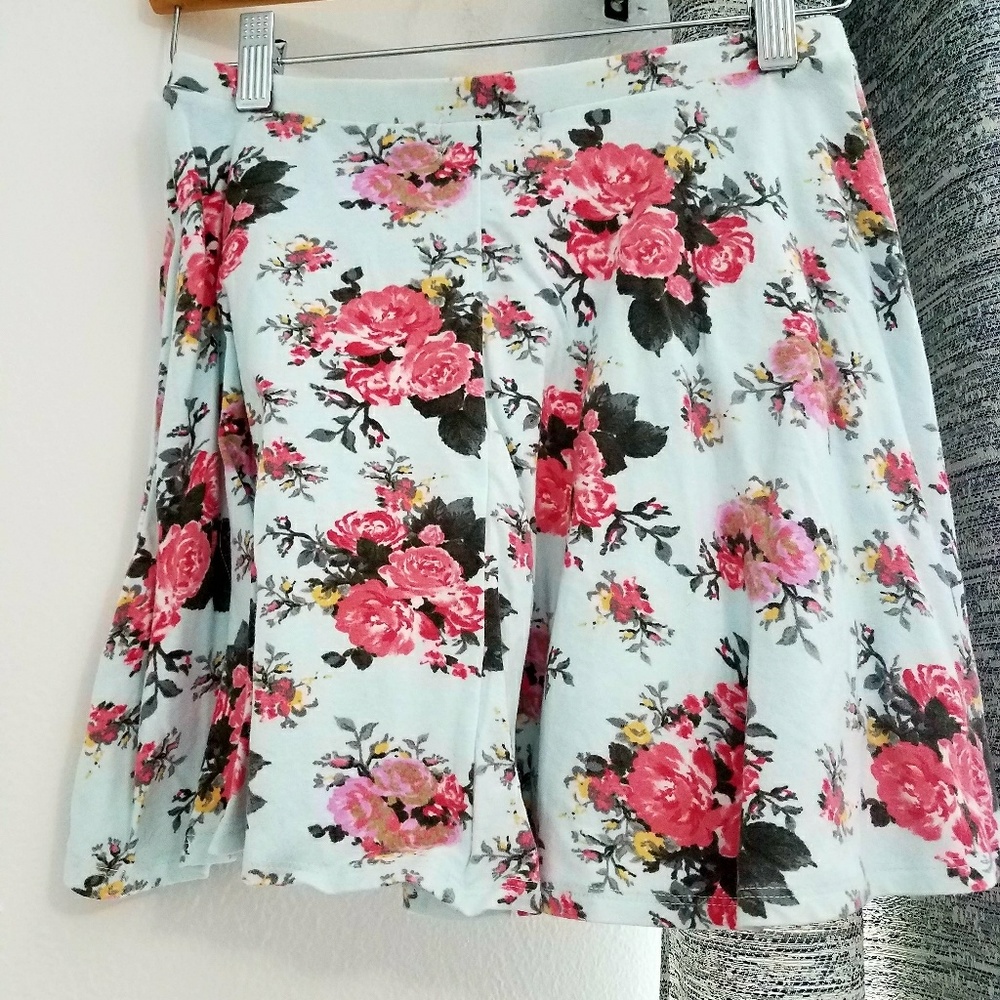 Floral Mini Skirt
