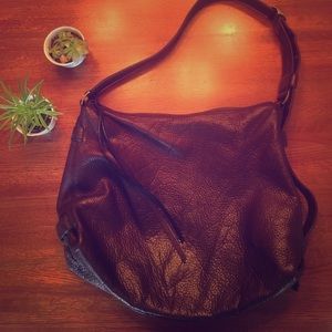 Amazing Banana Republic Brown Pebbled Leather Bag Amazing Banana Republic Brown Pebbled Leather Bag