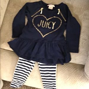 Juicy outfit size 2T. No longer fits.