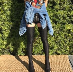 ZARA Stretch Over the Knee Boots