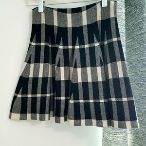 Black & Cream mini skirt