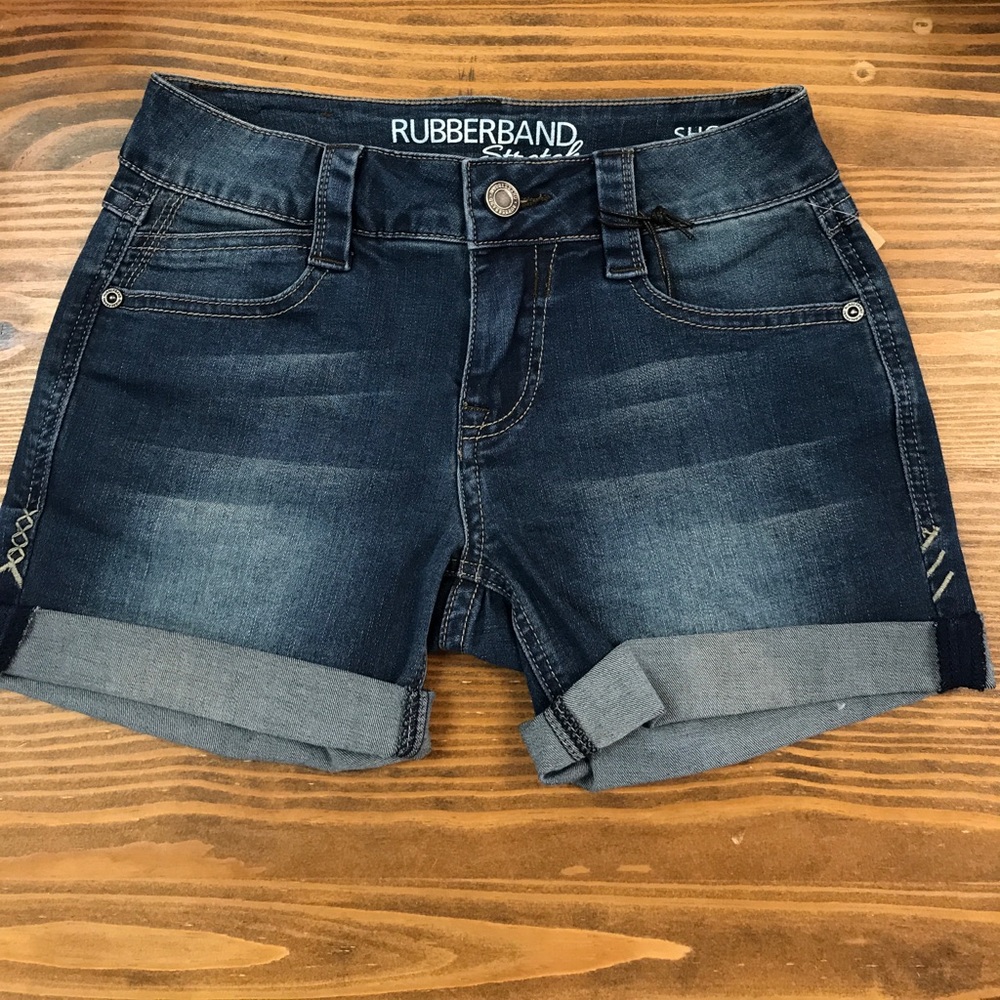 Jean Rolled Up Shorts