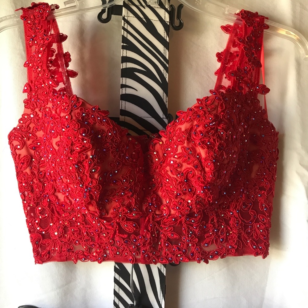 Ruby Red Dress - Picture 4 of 6