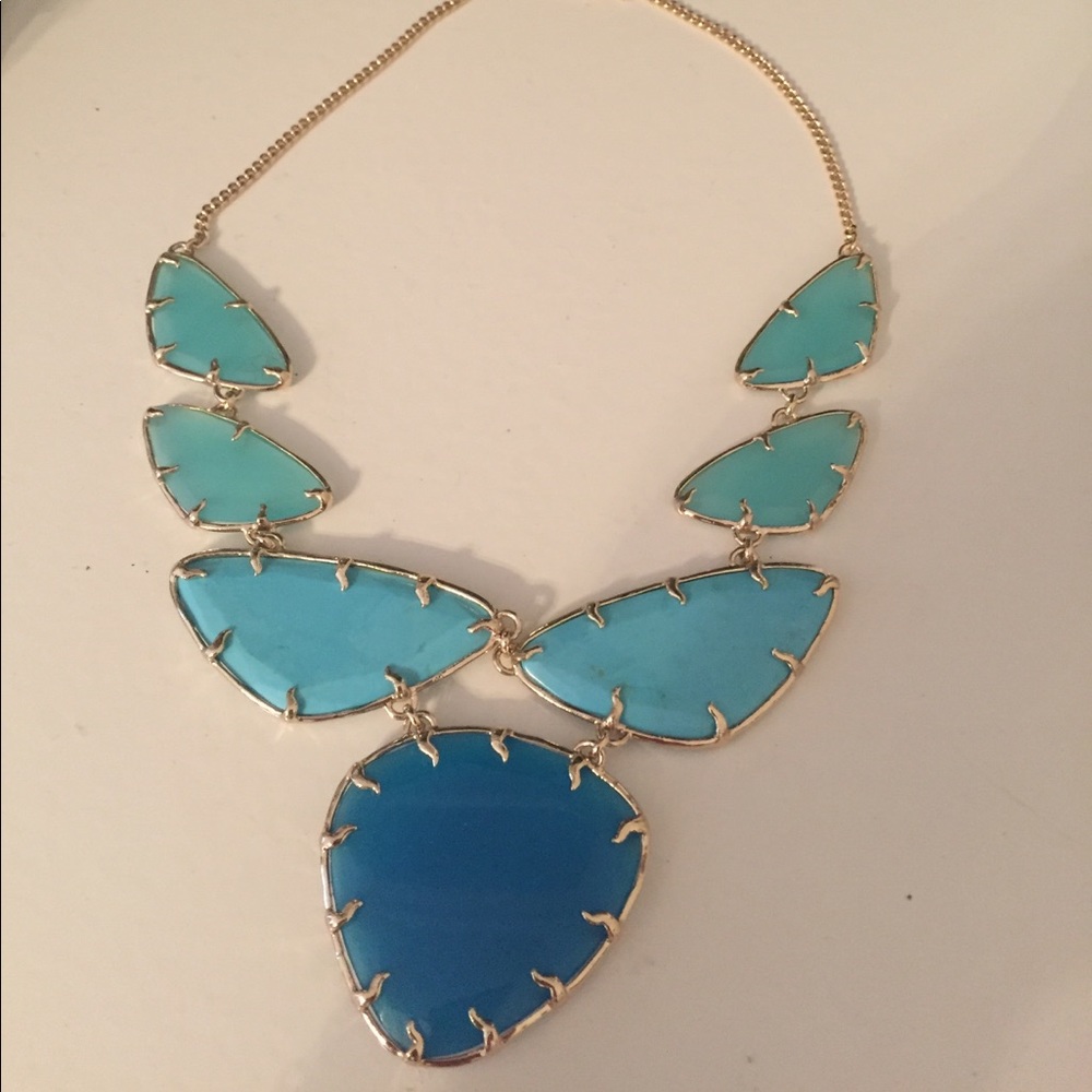 Kendra Scott blue limited edition necklace