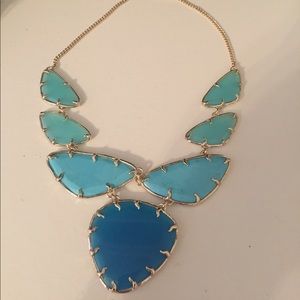 Kendra Scott blue limited edition necklace