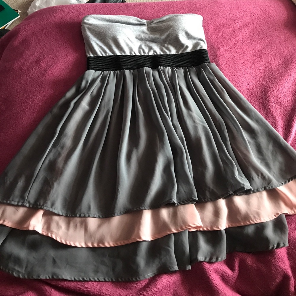 Strapless ballerina style dress