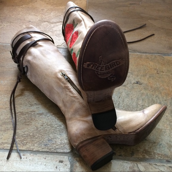 🍃💕NIB Steve Madden Freebird Cyrus Leather Boot - Picture 5 of 8