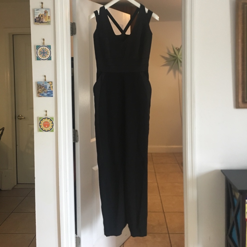 Tuxedo jumpsuit