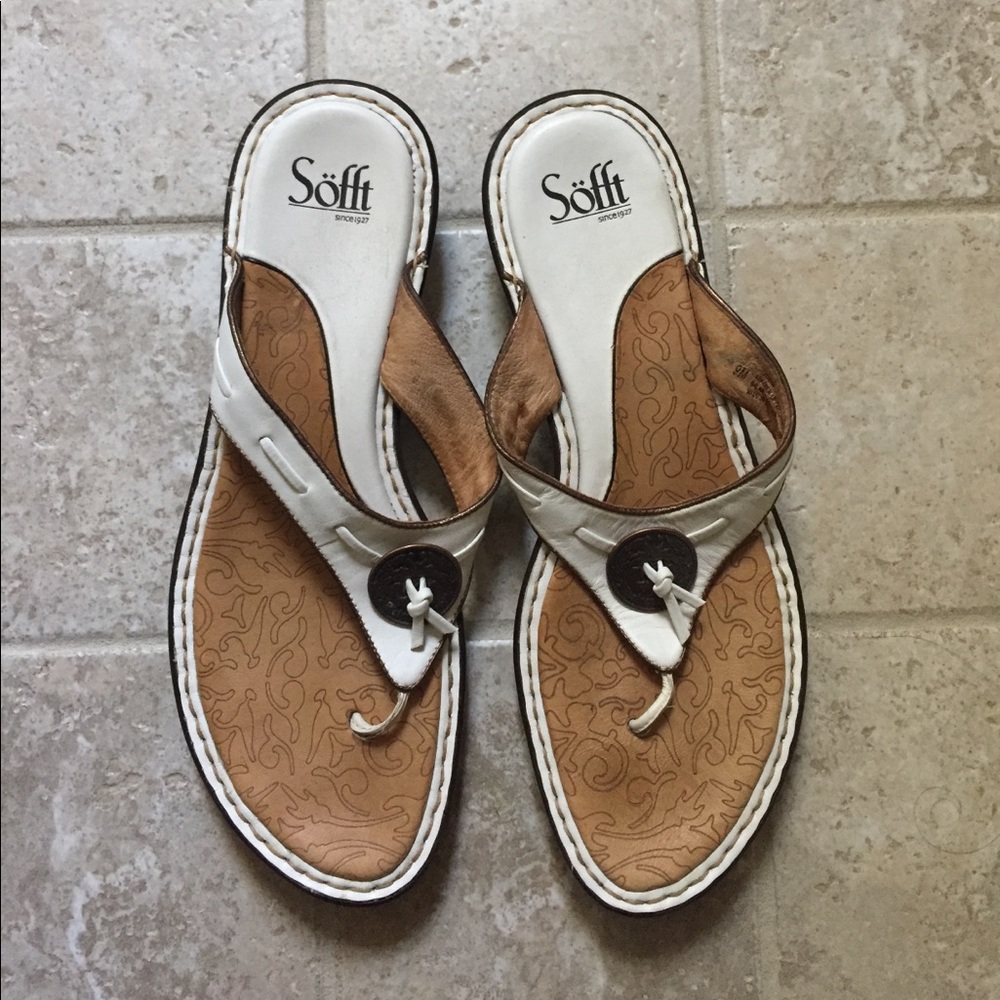 Söfft Leather Sandals Sz 9M