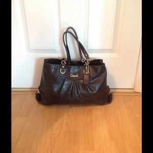 Coach Black Leather Bag