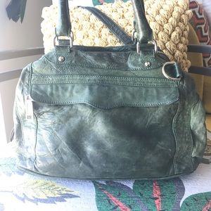 Rebecca Minkoff MAB mini satchel green + silver Rebecca Minkoff MAB mini satchel green + silver