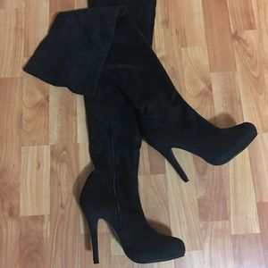 Rampage over the knee boots