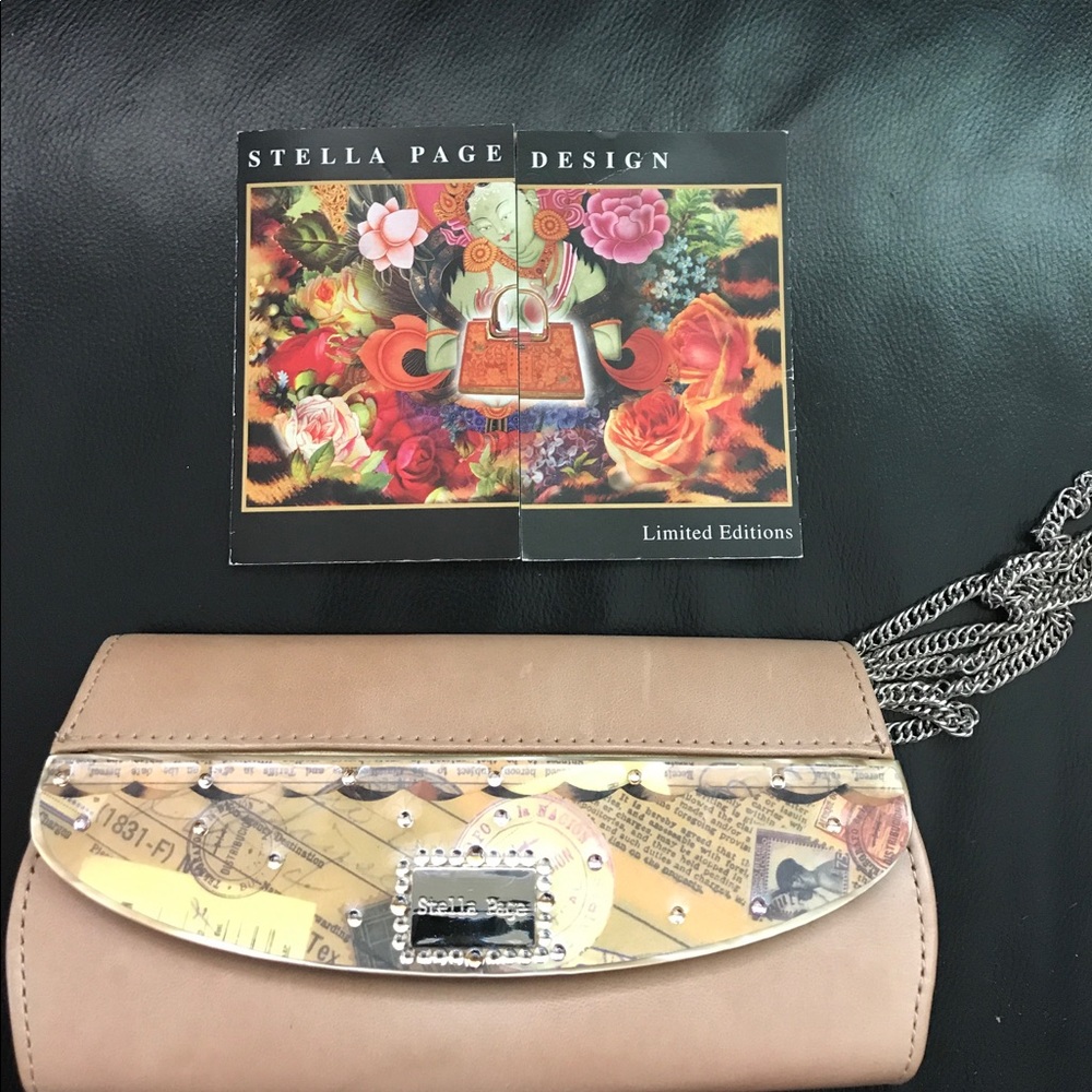 Stella Page limited edition clutch handbag