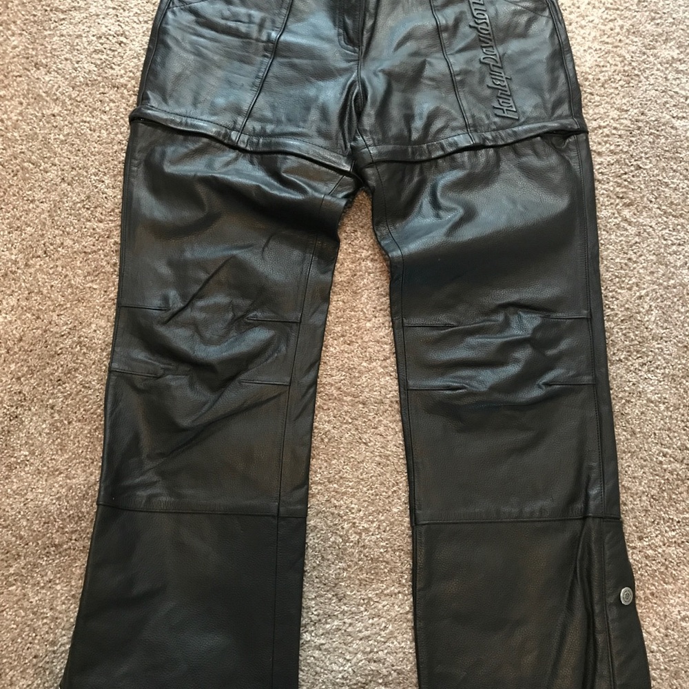 Beautiful Soft Black Leather Pants/Shorts