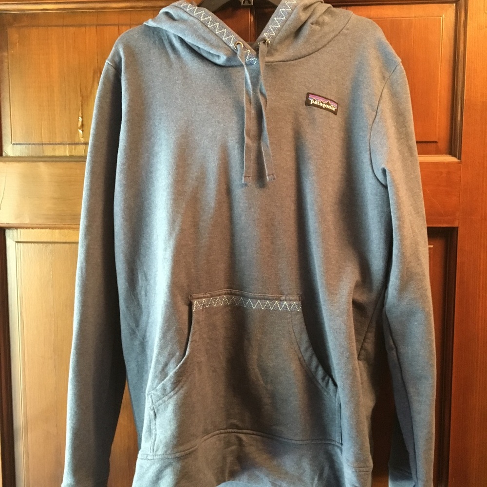 Patagonia blue hoodie size medium