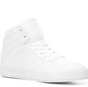 White Adidas neo high top sneakers