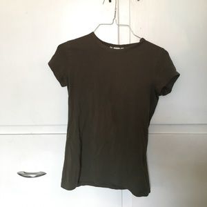 Sage Green H&M Basics Tee