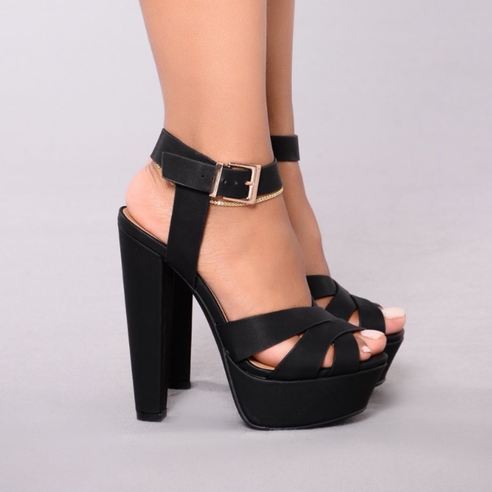 Fashionnova Black Heels