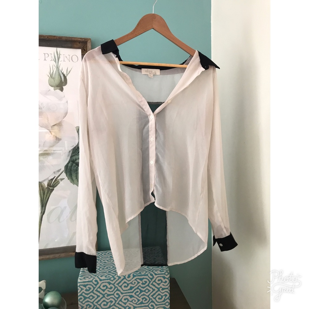Olive & Oak Button Down Blouse -reduced-