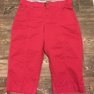 Dark Pink/ Magenta Lee Capris