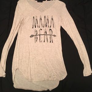 Boutique lightweight long sleeve Mama Bear shirt